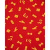 Pasta Lounge Dress, Red - Dresses - 2