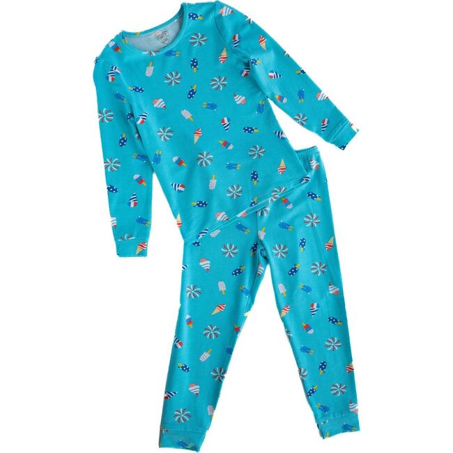 Summer Treats Pajama Set, Blue