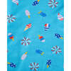 Summer Treats Pajama Set, Blue - Pajamas - 2