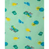 Recycle Pajama Set, Green - Pajamas - 2