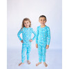 Summer Treats Pajama Set, Blue - Pajamas - 4