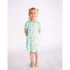 Beach Day Lounge Dress, Blue - Dresses - 6
