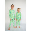 Recycle Pajama Set, Green - Pajamas - 4