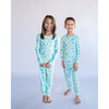 Beach Day Pajama Set, Blue - Pajamas - 4