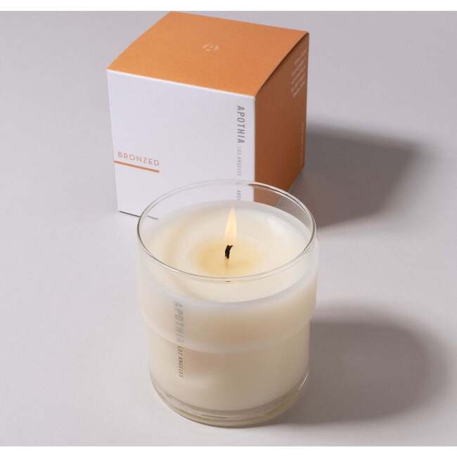 Bronzed Candle, Orange Blossom and Jasmine - Candles - 2