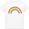 Painted Rainbow Tee, White/Artful Rainbow - T-Shirts - 1 - thumbnail