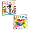 They, He, She and Love In The Wild Board Book Set, multi - Books - 1 - thumbnail