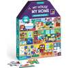 My House, My Home 100 piece House Shaped Puzzle, multi - Puzzles - 1 - thumbnail