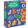 My First Puzzle Set: Happy Animals & Construction Site, multi - Puzzles - 5