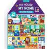 My House, My Home 100 piece House Shaped Puzzle, multi - Puzzles - 3 - thumbnail