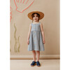 Caroline Linen Pinafore, Stripe - Dresses - 3