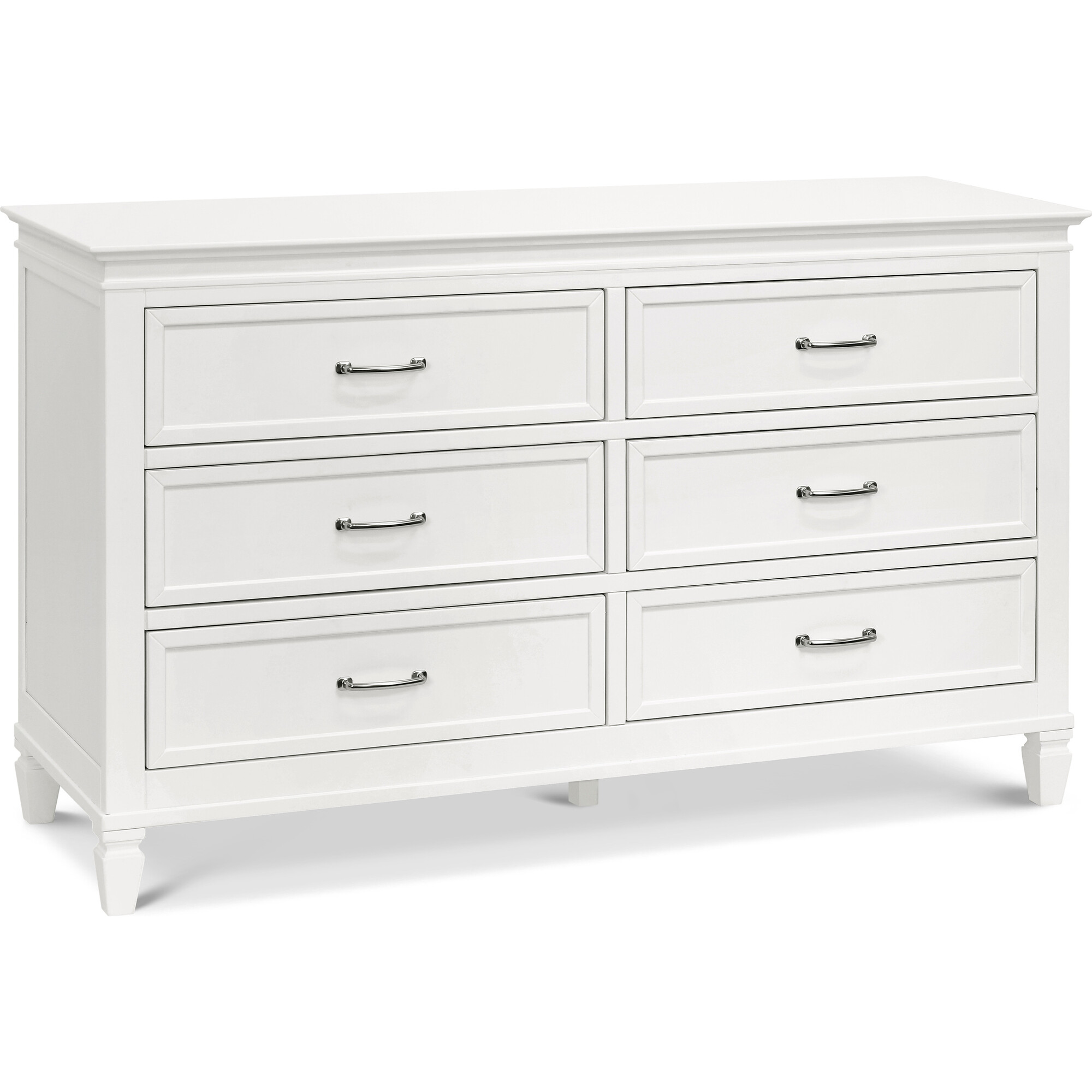 Darlington 6-Drawer Assembled Dresser, Warm White - Dressers - 1