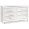 Darlington 6-Drawer Assembled Dresser, Warm White - Dressers - 1 - thumbnail