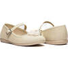 Pom-Pom Buckle Mary Janes, Tan - Mary Janes - 2