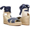 Sandal Espadrille, Navy - Espadrilles - 2