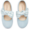 Gingham Bow Mary Janes, Blue - Mary Janes - 3