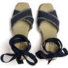 Sandal Espadrille, Navy - Espadrilles - 4