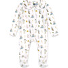Peter Pan Collar Pajama Footie, Fairytale Print - Footie Pajamas - 1 - thumbnail