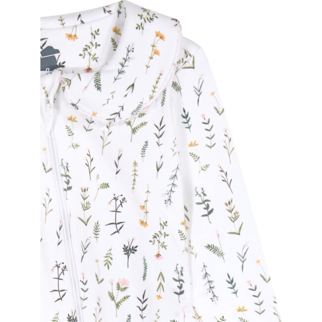 Peter Pan Collar Pajama Footie, Wildflower Print - Footie Pajamas - 2