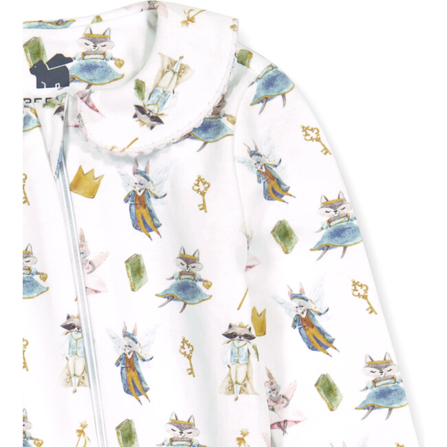 Peter Pan Collar Pajama Footie, Fairytale Print - Footie Pajamas - 2