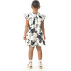 Mini Marielle Flutter Sleeve Dress, Cream And Black - Dresses - 4
