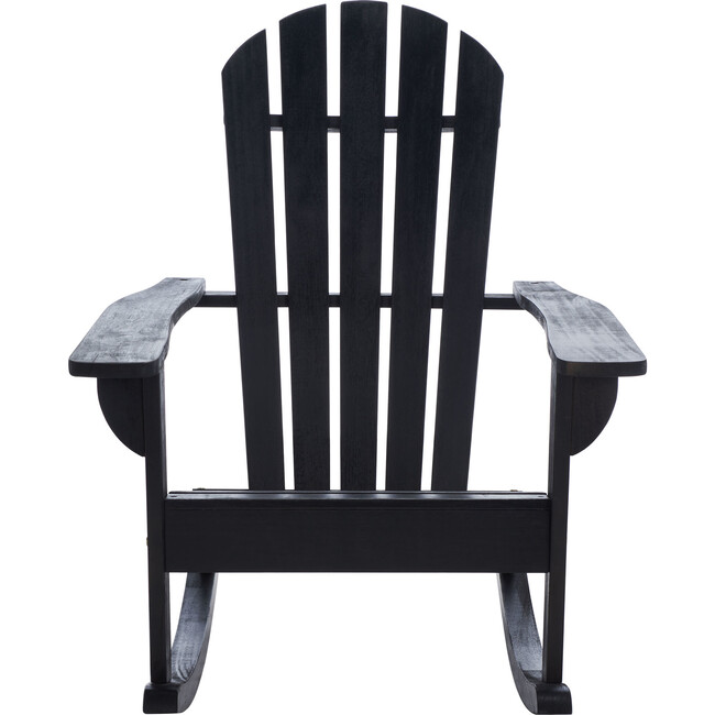 Brizio Adirondack Rocking Chair, Black