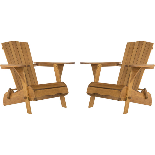 Breetel Adirondack Chairs, Natural (Set Of 2)