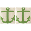 Ahoy Outdoor Pillow, Sunshine Green (Set Of 2) - Throws - 2
