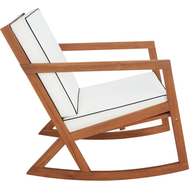 Vernon Rocking Chair, Natural And Beige - Accent Seating - 3