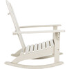 Brizio Adirondack Rocking Chair, White - Accent Seating - 3