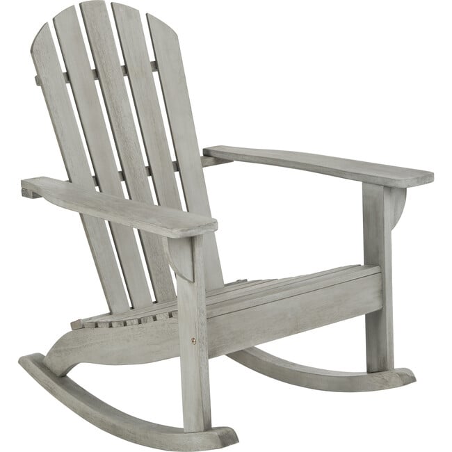 Brizio Adirondack Rocking Chair, Grey - Accent Seating - 2