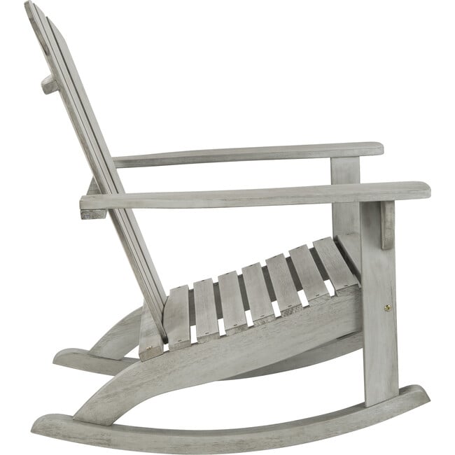 Brizio Adirondack Rocking Chair, Grey - Accent Seating - 3