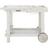 Orland Wooden Tea Trolly, White - Outdoor Home - 1 - thumbnail