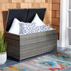 Oliveira Cushion Box, Grey Brown And White Cushion - Storage - 6