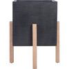 Anston Concrete Planter, Natural And Black - Planters - 1 - thumbnail