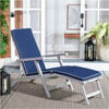 Palmdale Lounge Chair, Grey And Navy - Accent Seating - 4