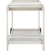 Orland Wooden Tea Trolly, White - Outdoor Home - 4