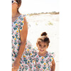Women's Elsie Ruffle Sleeve Dress, Sunburst Dandelion - Dresses - 9