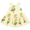 Girls Eloise Dress, Yellow Marigold - Dresses - 1 - thumbnail