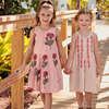 Girls Eloise Dress, Blush Marigold - Dresses - 2