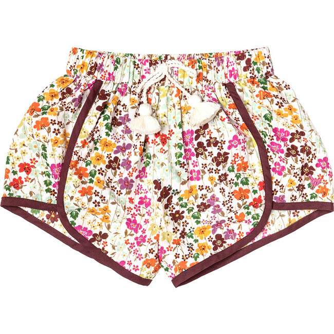Girls Millie Short, Multi Ditsy Floral - Shorts - 1