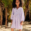 Girls Ava Bella Dress, Lavender Oranges - Dresses - 2