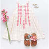 Girls Laura Dress, Pink Tattersall - Dresses - 3
