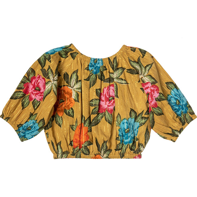 Girls Dylan Top, Hawaiian Floral - Shirts - 3
