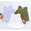 Girls Jade Top, Lavender Oranges - Shirts - 3