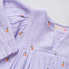 Girls Ava Bella Dress, Lavender Oranges - Dresses - 4