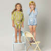 Girls Millie Short, Blue Skinny Stripe - Shorts - 2