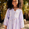 Girls Ava Bella Dress, Lavender Oranges - Dresses - 5