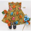 Girls Brayden Dress, Hawaiian Floral - Dresses - 6