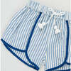 Girls Millie Short, Blue Skinny Stripe - Shorts - 3